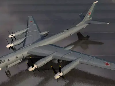 Tupolev Tu-95 Bear 3D model