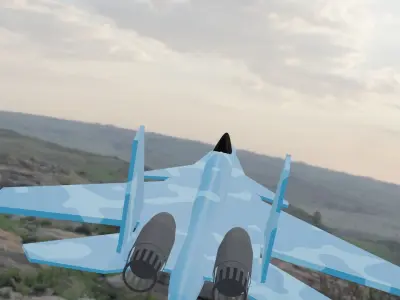 SU 30 MK Plane 3D model