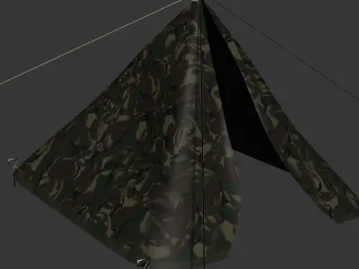 One Man Tent Free 3D model