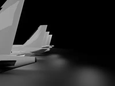 Airbus  A318 A319 A320 A321 Pack 3D model