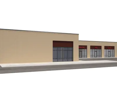 Retail-085 Retail Store 3D model