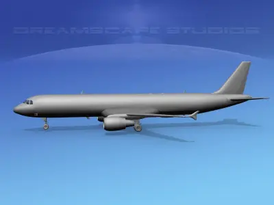 Airbus A321 Base Model 3D model