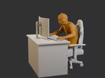 Video Game Player VGP1 007 3D print model