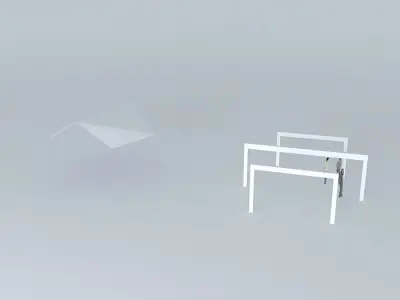 saunders two people on platform Free 3D model