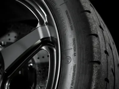 Yokohama Advan A052 245 40 R18 3D model