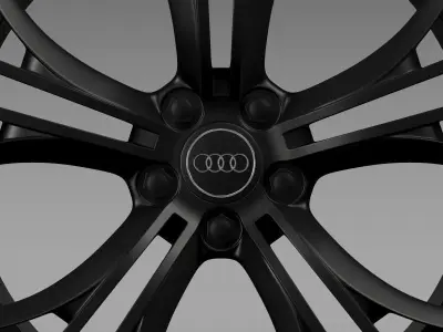 Audi R8 V10 plus 2013 rim 3D model