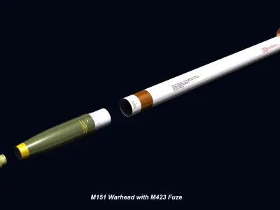 Hydra 70 Rocket v2 3D model