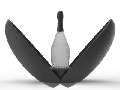 Bottle bird Free low-poly 3D model