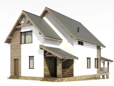 Private cottage 3D model