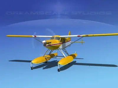 DeHavilland DHC-2 Turbo Beaver V19 3D model