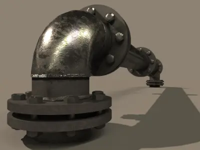 Pipe Manifold 3 3D model