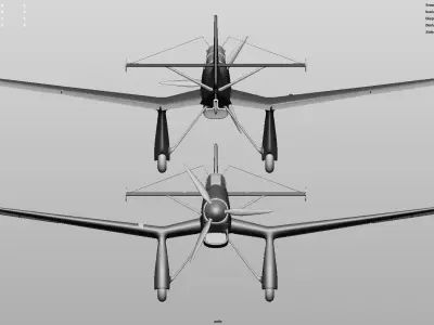 JU87A1 STUKA 3D model