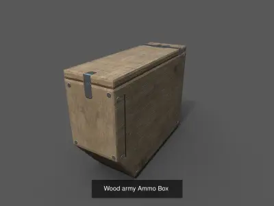 Military Pack Low-poly 3D collection 