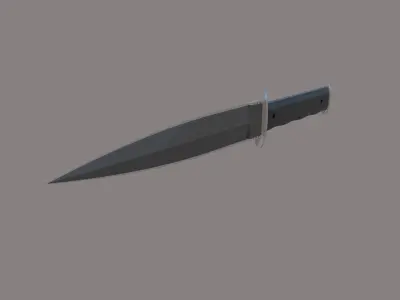 Intario ICK-Dagger-P6 Low-poly 3D model
