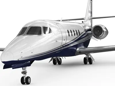 Cessna Citation Latitude 3D model