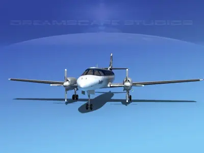 Swearingen SA226 Southern Airways 3D model