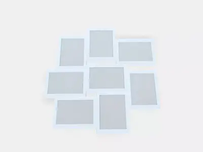 VAXBO Collage frame for 8 photos Low-poly 3D model