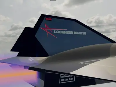 SR-72 Hypersonic Reconnaissance Aircraft 3D model