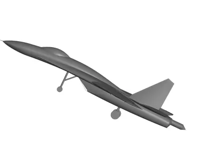 sukhoi su 30mki Multirole Fighter Aircraft 3D model
