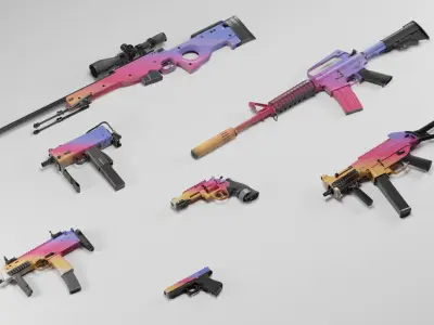 CS2  Fade Collection 3D model