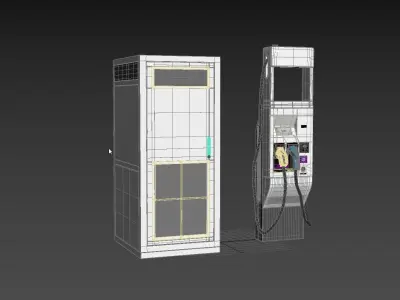 ABB Terra HP Dynamic DC EV Dispenser 3D model