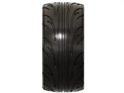 NANKANG NR2S Tyre for Nozzautominis Rims Free 3D print model