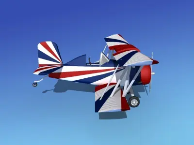 Grumman G-164 AgCat V17 Sport 3D model