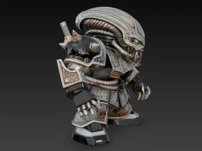Alien Xenomorph Gundam Mode 3D print model