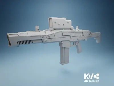 KV-Death Stranding Weapon Set 3D print model