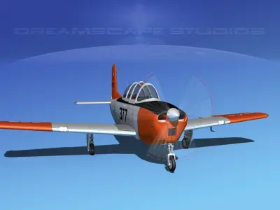 Beechcraft T-34 Mentor Philippines 3D model