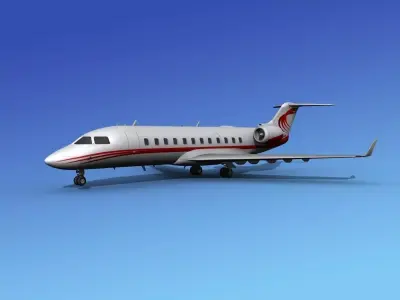 Canadair CRJ200 Corporate 2 3D model