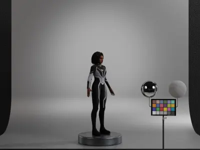 Spectrum Low-poly 3D model