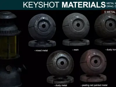 Metal Materials for Keyshot - Part 3 Texture