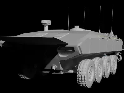 ACV Amphibious Combat Vehicle 3D model