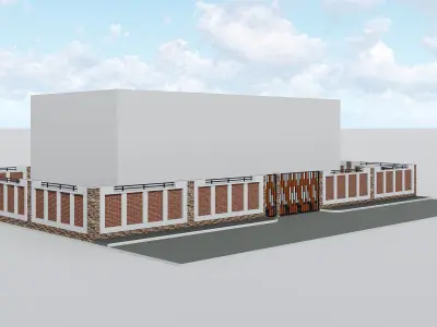 Boundary Wall 1 3D model