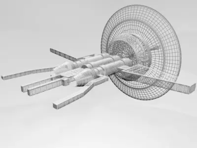 Space Transport 01 3D model