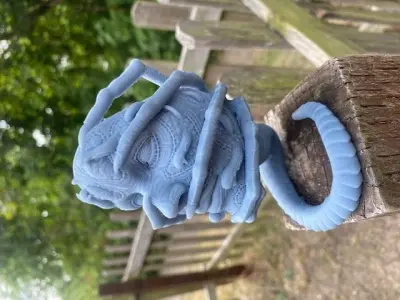 The Host alien head 3D print model