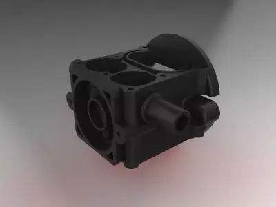 Diaphragm Pump Body Free 3D model