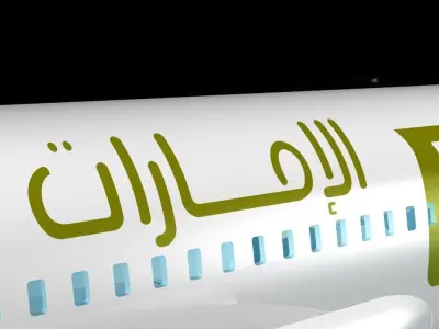 Emirates 787 - 9 Dreamliner 3D model