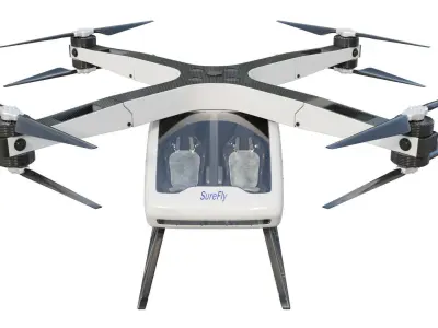 Workhorse Surefly Air Taxi 3D model