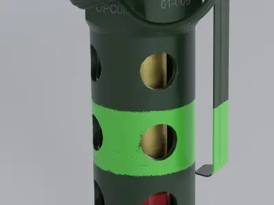 M84 Stun Grenade Game Ready Low-poly 3D model