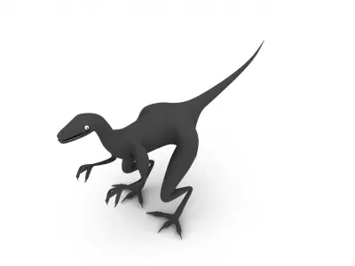 Raptor dinosaur 3D model