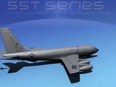 Boeing KC-135E Stratotanker LPSS V06 3D model