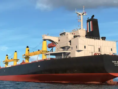 Bulk Carrier Ship Thor Madoc 3D model