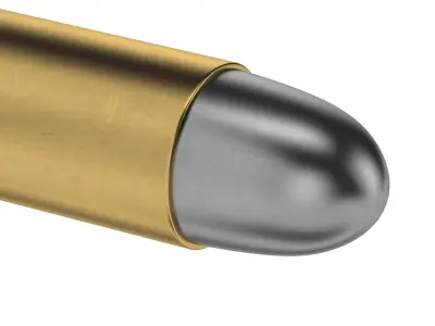 Bullet 9x19mm 3D model