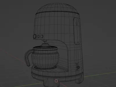 Drip Coffee Maker Free low-poly 3D model