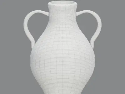 Old jug 04 Low-poly 3D model