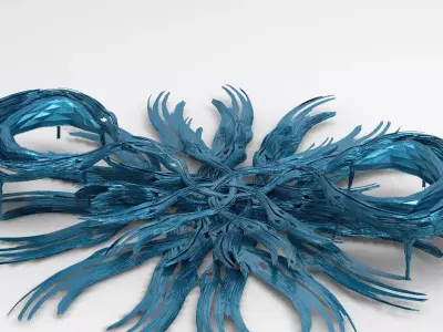 Sci fi Leisure exterior course 7 3D model