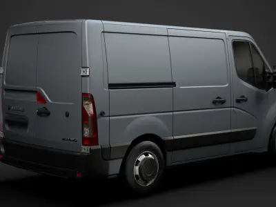 Vauxhall Movano L1H1 Van 2020 3D model