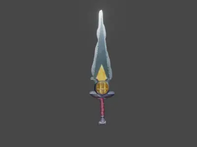 Zeloeman Sword A 53 Low-poly 3D model